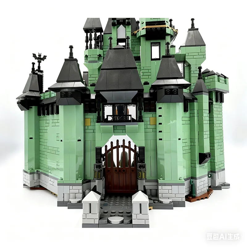 1564 elementy MOC Nawiedzony Zamek Królestwa Alternatywna Konstrukcja Model Harry Klocki Konstrukcyjne Zabawka Prezent na Boże Narodzenie Kreatywny