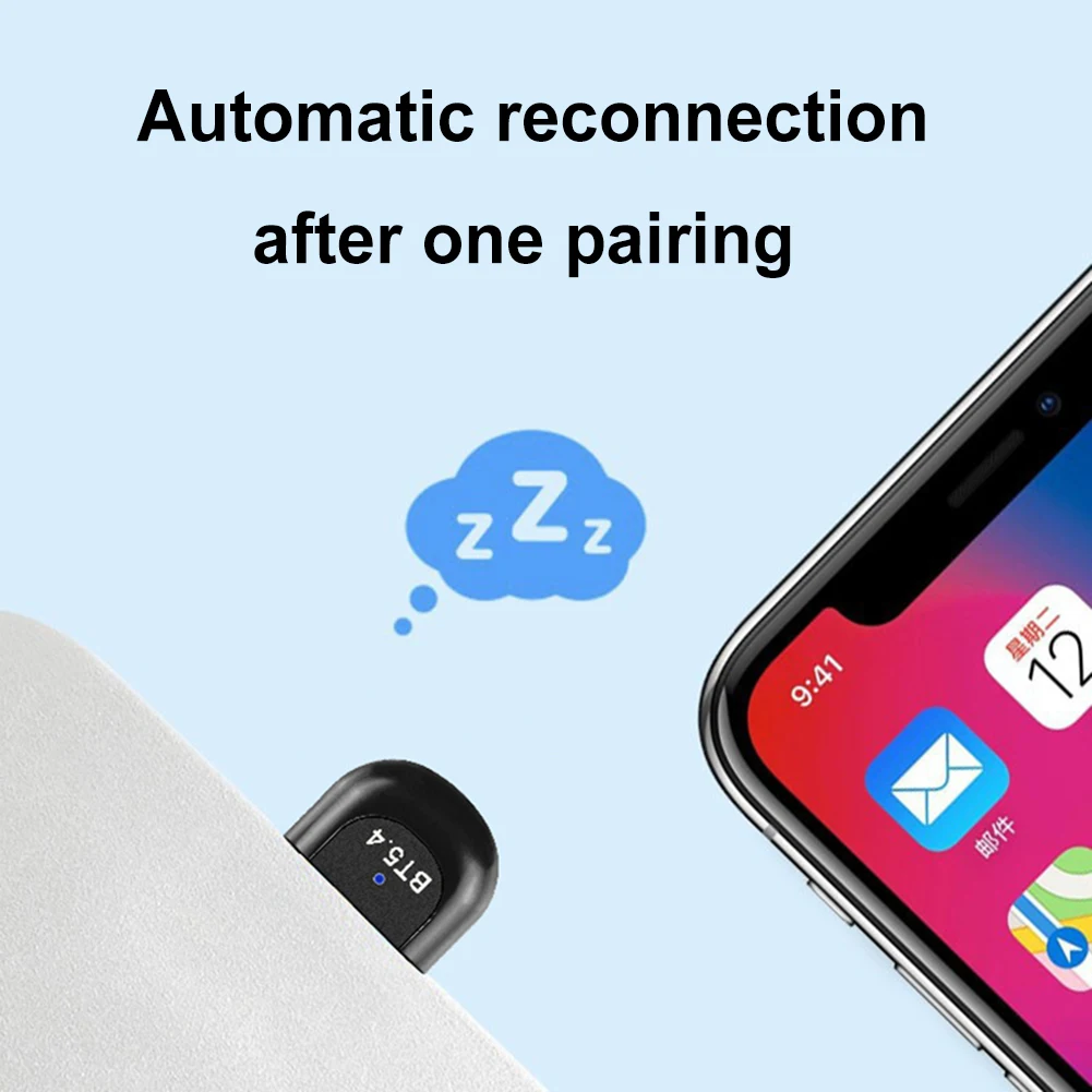 USB Bluetooth5.4 Dongle Adapter Music Audio Receiver Transmitter for PC Speaker Wireless Mouse Keyboard Bluetooth Audio Receiver