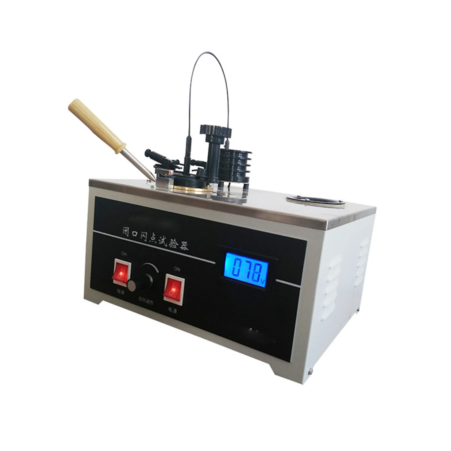 Closed flash point tester, automatic closed flash point tester, closed flash point value tester