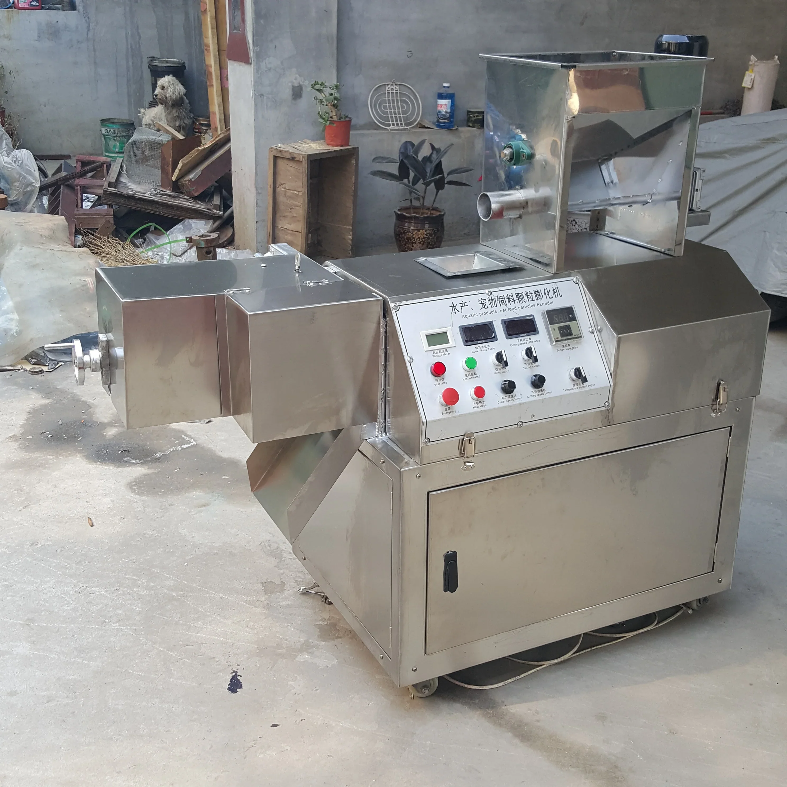 High Productivity Automatic Industrial Macaroni Pasta Extruder Production Line Bulking Machine