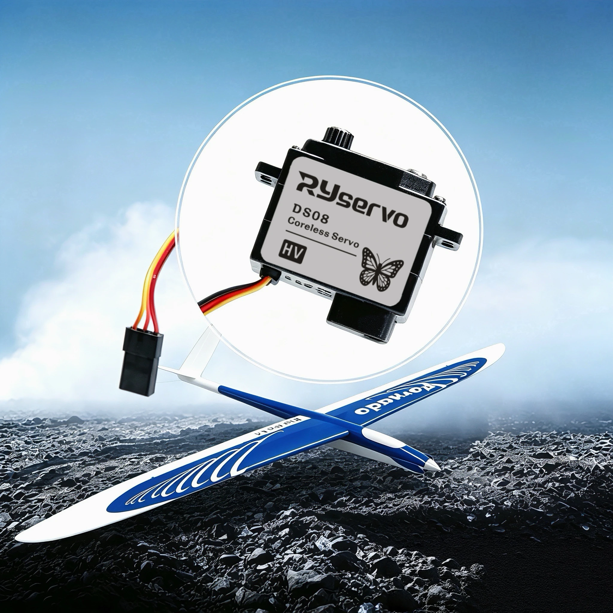 RY servo DS08 mini metal teeth digital high torque 3.2KG 0.05model