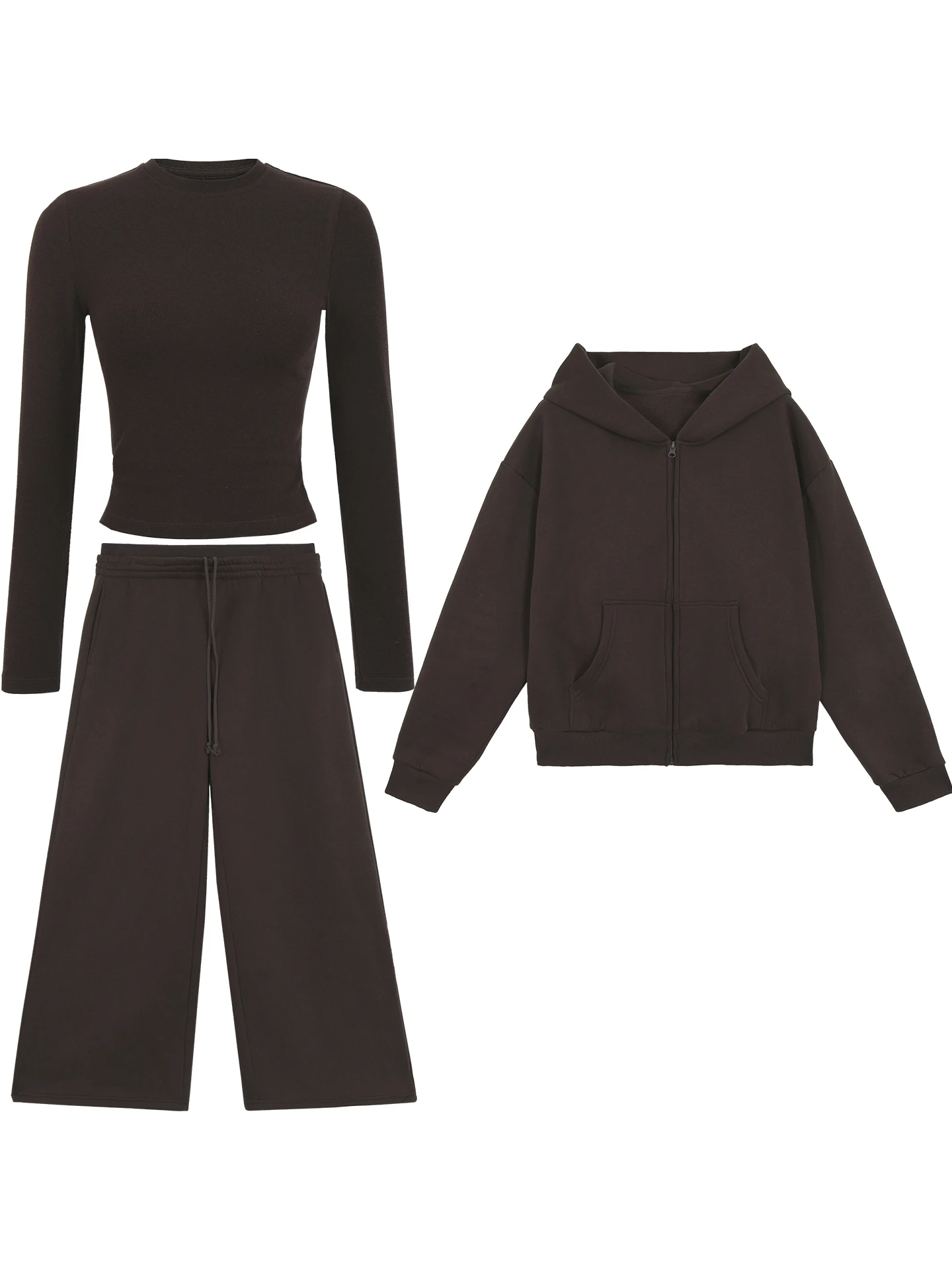 

Fce Lined ort Hooded Jaet Women's Autumn Winter 2025 New Korean Sle Casual Faionable Warm Zipper Closure Coat