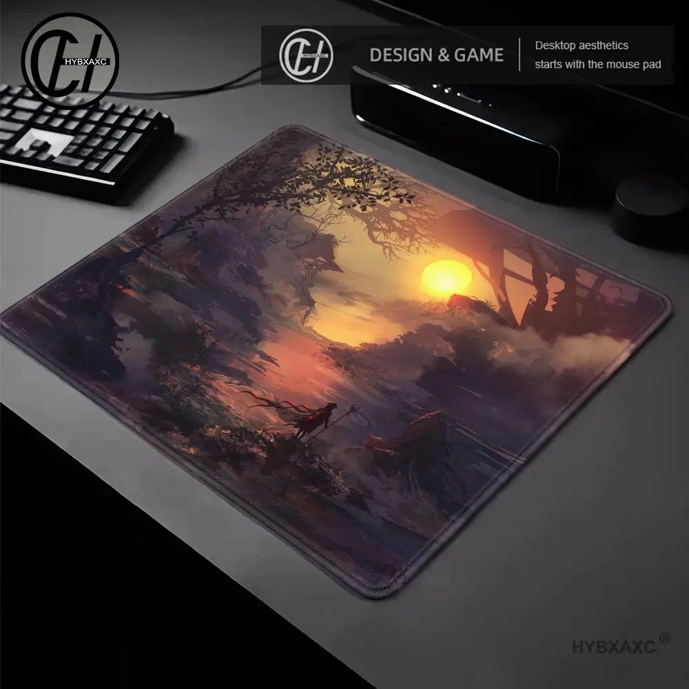 لوحة ماوس صغيرة للطاولة مضادة للانزلاق، وسادة مكتب، وسادة فاخرة لوسادات ماوس الكمبيوتر، ملحقات ماوس بسيطة لسطح المكتب #2