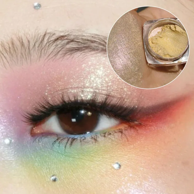 10 Pcs/SET Multi-color Eyeshadow Eye Highlights, Brightens The Eyes, High Color Rendering, Waterproof and Sweat-proof