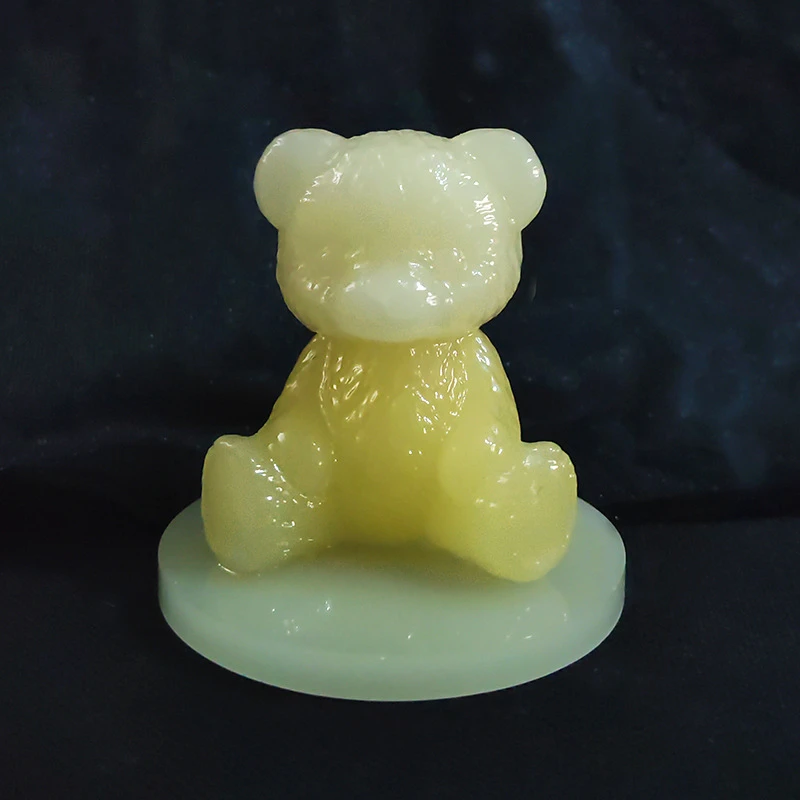 

Медведь украшение дома кристалл сломанный камень маленькие животные украшения изделия из смолы ремесла офисные украшения для гостиной