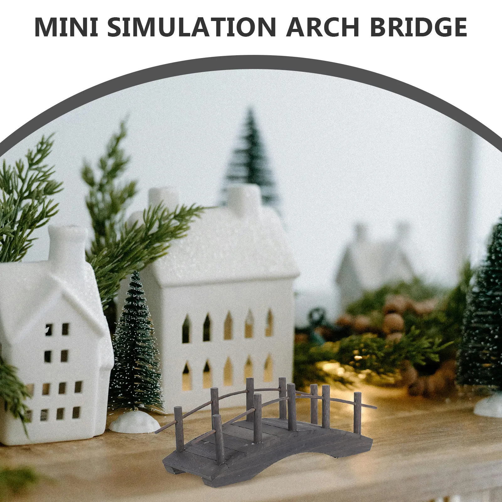 Miniatur-Holzbogenbrücke im Vi – Bonsai Garden Landscape Design Bewertung und Preis