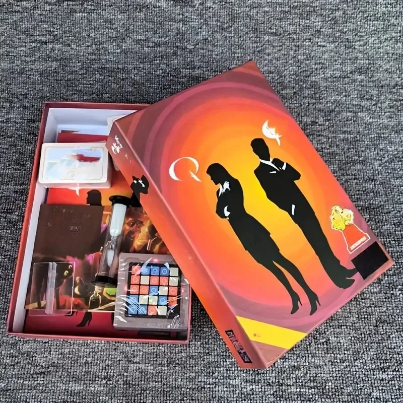 Version anglaise de déduction de code d'action, jeux d'échecs et de cartes, jouets, stratégies de rassemblement, jeux de société, cartes à jouer,