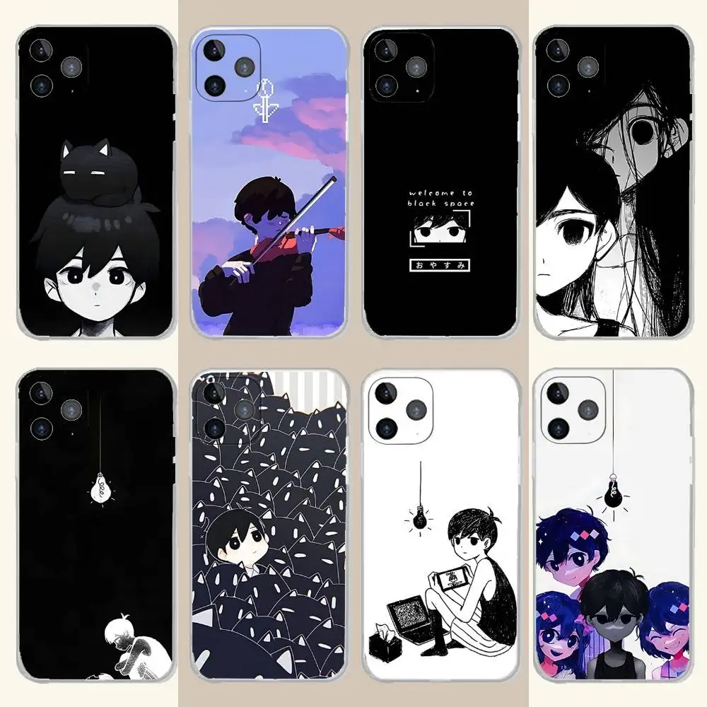 

Phone Case For iPhone 17,16,15,14,13,12,11 Pro,Max,Plus,X,XS,XR,SE4,E Mini O-OmoriS Game Transparent Soft Cover