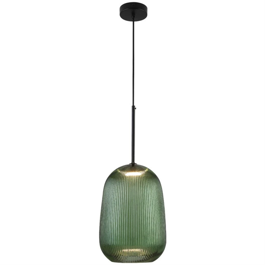 

Designer lamp modern pendant lights luxury stained glass tank dining room living bedroom bedside glass art deco pendant lamps