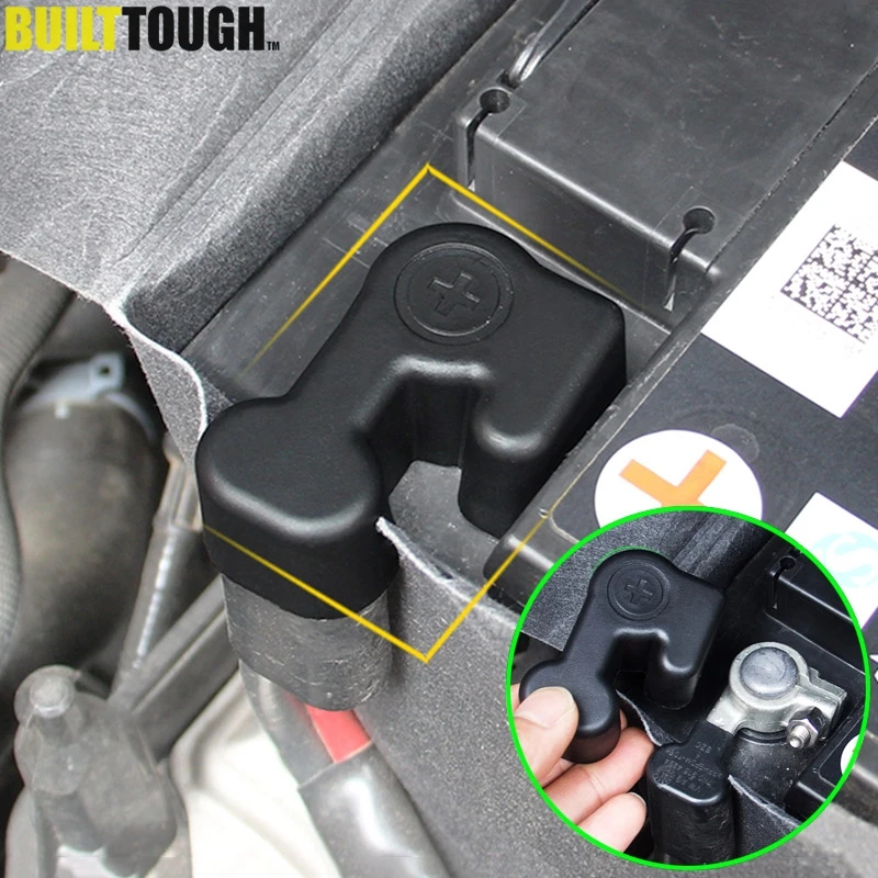 Battery Cathode Positive Electrode Pole Terminal Protective Cover For Skoda Kodiaq Karoq Octavia Superb MK3 2014-2018 Yeti 09-18