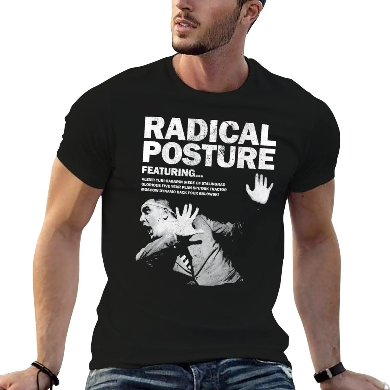 Radical Posture - Vintage Look T-Shirt designer shirts blanks plain t shirts men