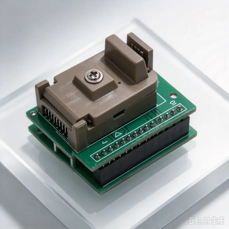 Adapter CNV-QFN20-DIP QFN20 to DIP for 0.4mm Pitch 3X3MM Burn In Socket