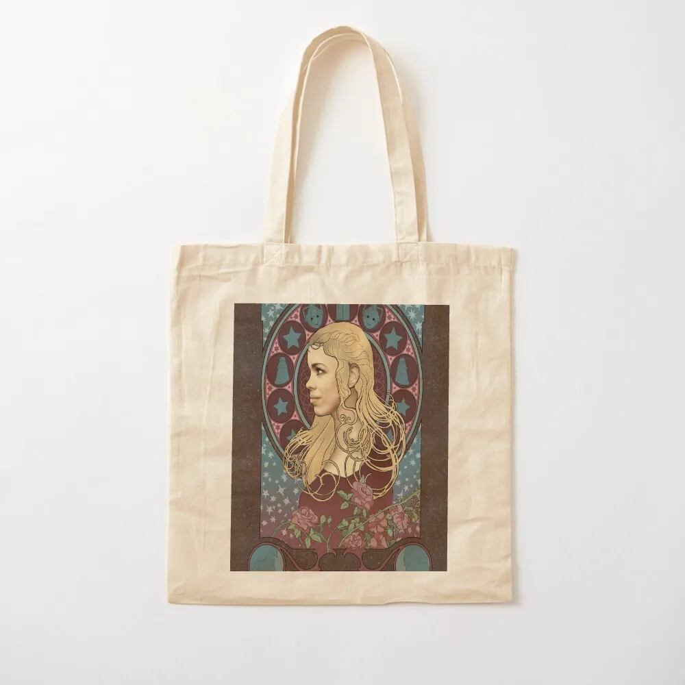 Rose Tyler art nouveau Tote Bag canvas tote bag Woman shopper bag Canvas shopping trolley