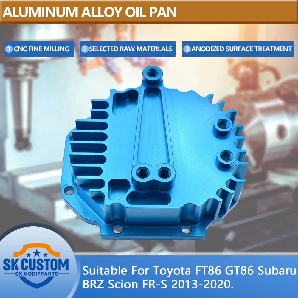 SK-cubierta diferencial trasera de aluminio para coche, accesorio personalizado para Toyota FT86, GT86, Subaru, BRZ, Scion, FR-S, 2013-2020