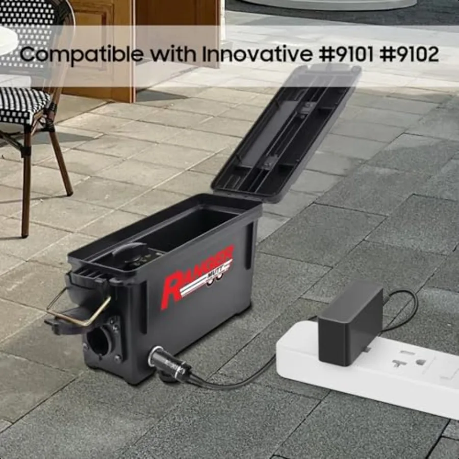 12V Lighter Plug for Innovative America 9101 Light Ranger 9102 Heavy Ranger MUTT Mobile Universal Trailer Tester CHR0001 TNS 30