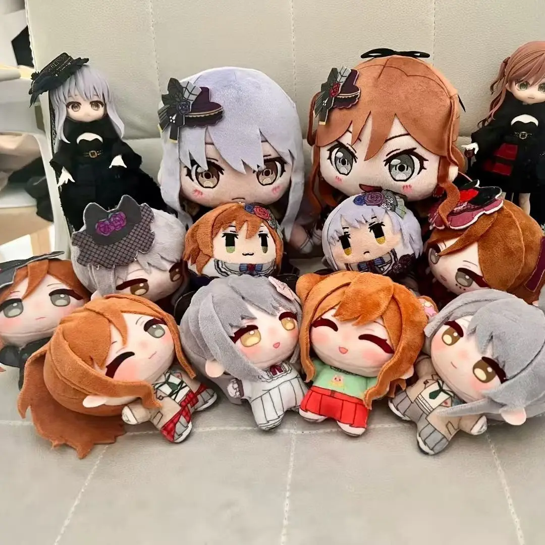 Pelúcia BanG Dream de 10cm! Boneca de pelúcia de algodão lisa imai roselia corpo impresso yukina minatounu chaveiro pingente presente brinquedos natal