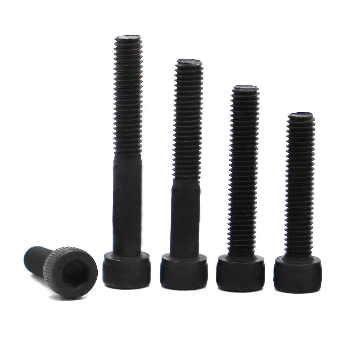 2-50PCS Hexagon Allen Hex Socket Cup Head Screw M1.6 M2 M2.5 M3 M4 M5 M6 M8 M10 Black Grade 12.9 Carbon Steel Bolts Din912