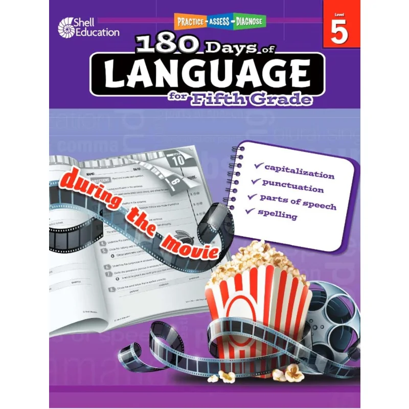 

180 дней языка для пятого класса Сюзанна I Barchers Shell Education 9781425811709 Книга