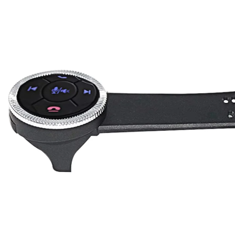 【ALAT RUMAH!】Lampu Latar Radio Mobil Tombol Roda Kemudi Remote Control 7 Tombol Nirkabel untuk Aksesori Multimedia DVD GPS Android