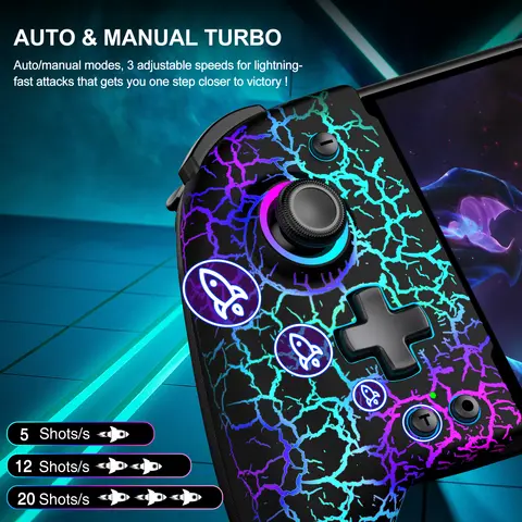 BEBONCOOL JC200 Switch-kontroll för Nintendo Switch/Switch OLED-joystick-gamepad med inbyggt 6-axligt gyroskop och handhållet grepp 10 best sales Nintendo Switch-gamepad - №5