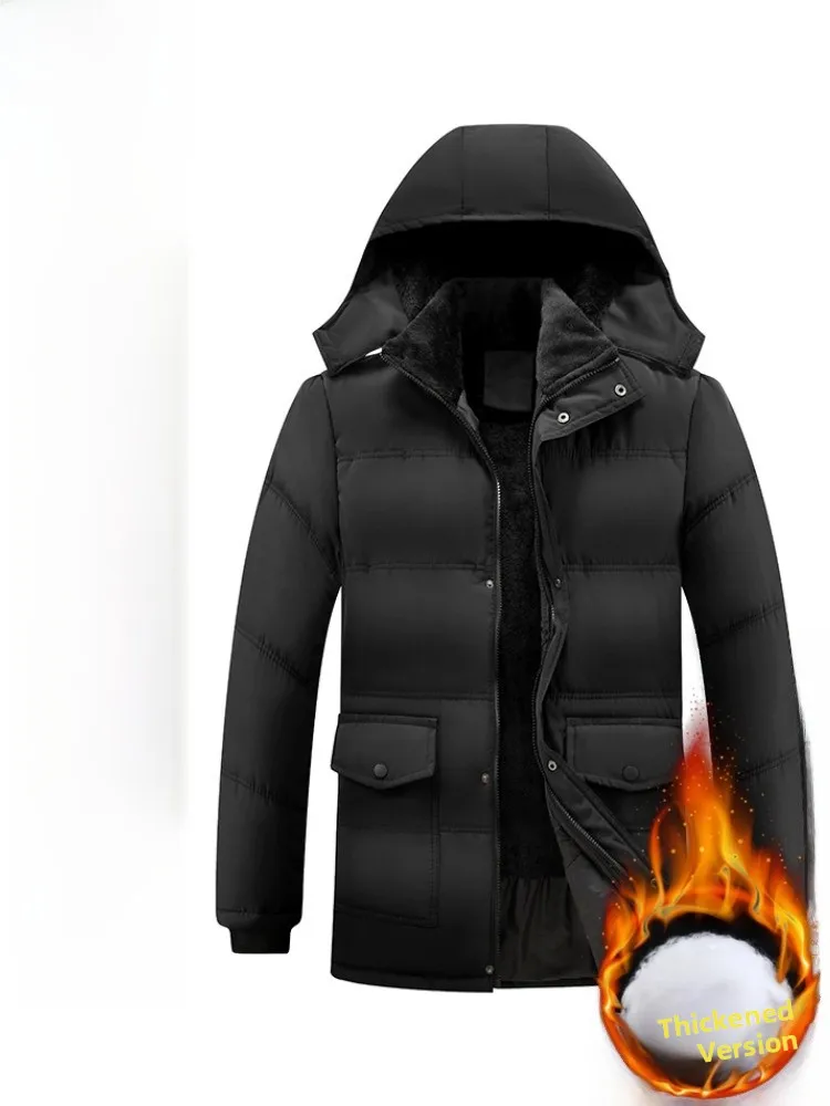 

Paul мужская зимняя теплая хлопковая куртка с капюшоном, рабочая одежда на пуху, хлопковое спортивное модное пальто, большое пальто, молодежный тренд