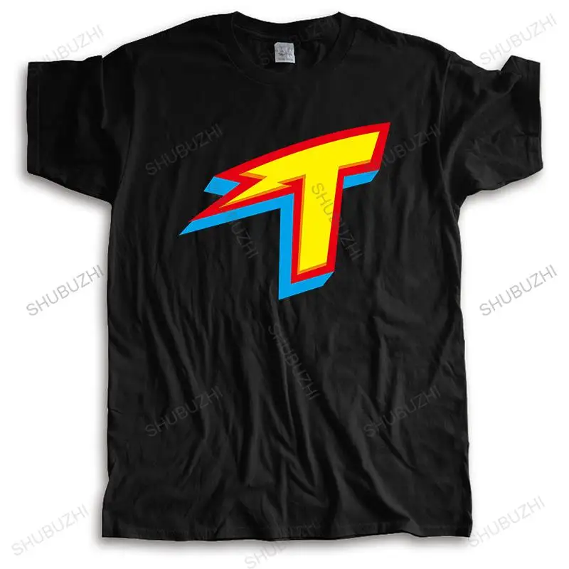 new arrived men fahsion t-shirt CHILDS T-SHIRT - THE THUNDERMANS CHEST LOGO many color tops loose style unisex black tee-shirts