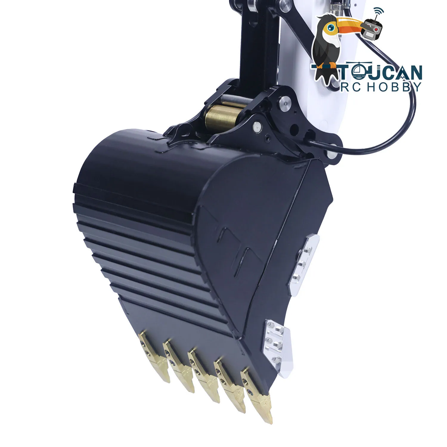 Escavatore RC idraulico LESU in metallo 1/14 Aoue ET26L scavatore radiocomandato verniciato con modello di ingegneria del sistema di illuminazione GPS simulato