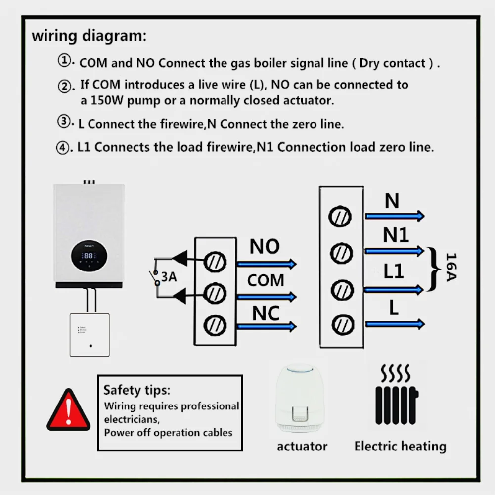 

Tuya = Wi-Fi умный дом беспроводной термостат RF аккумулятор газовый котел нагрев воды цифровой регулятор температуры Alexa = Google Home