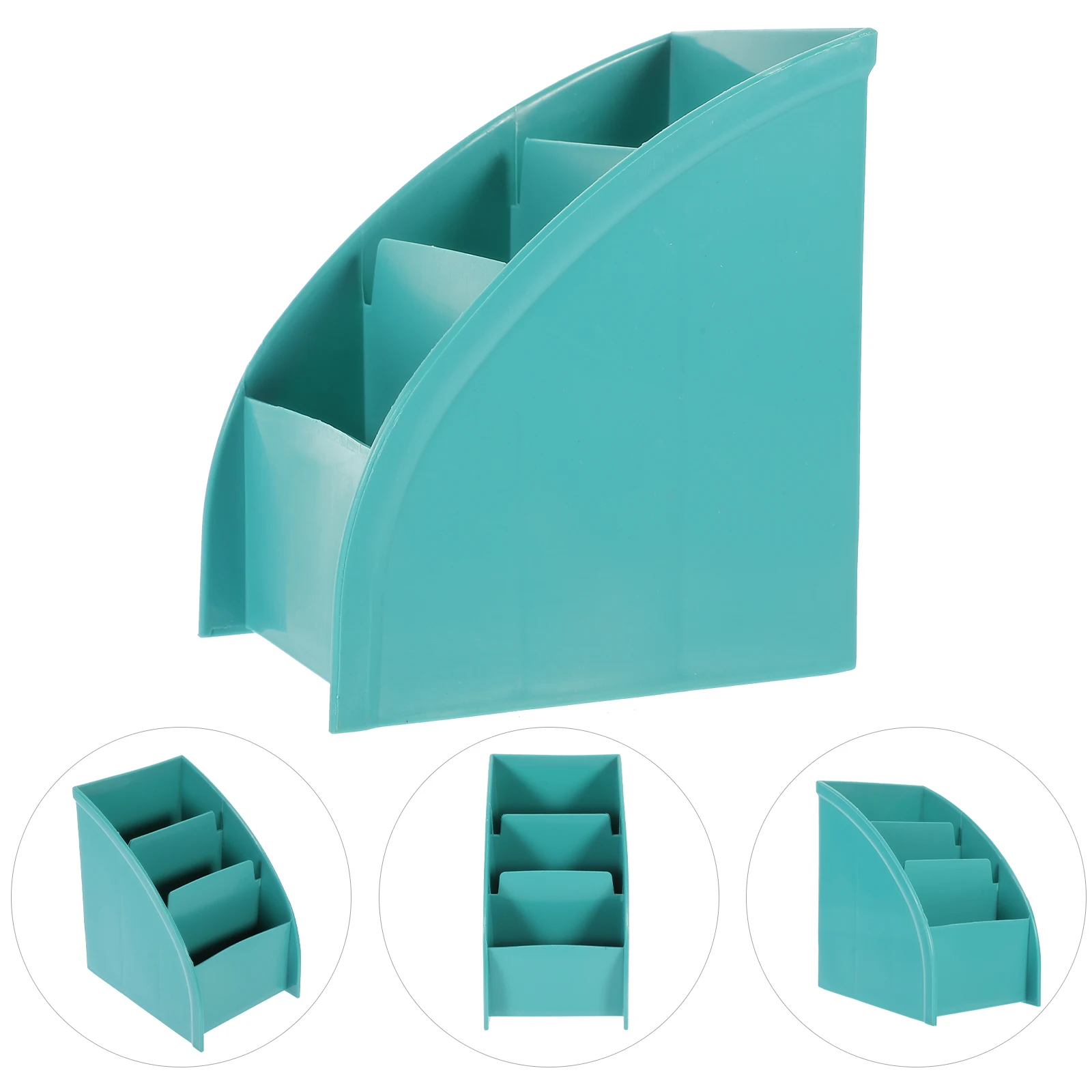 

Trapezoidal Partition Storage Box Makeup Holder Brush Holders for Vanity Organizer Desk Plastic