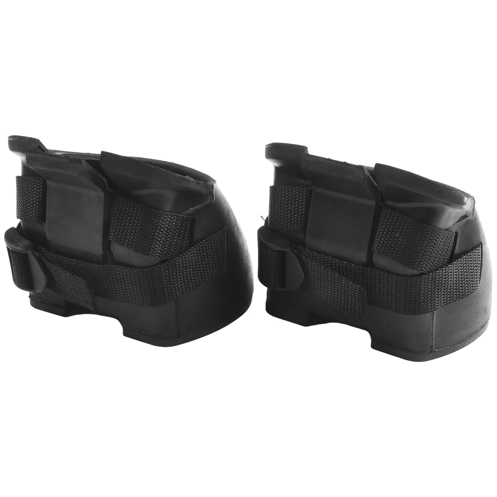 زوجان من أحذية الحصان المطاطية المقاومة للانزلاق توفر دعم وعزل للحوافر المصابة