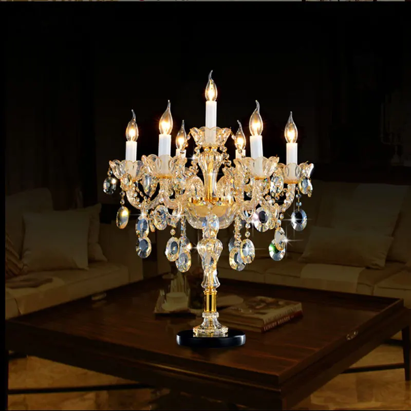 

Bedroom bedside table lamp Living room lamp Romantic style hotel decorative table lamp