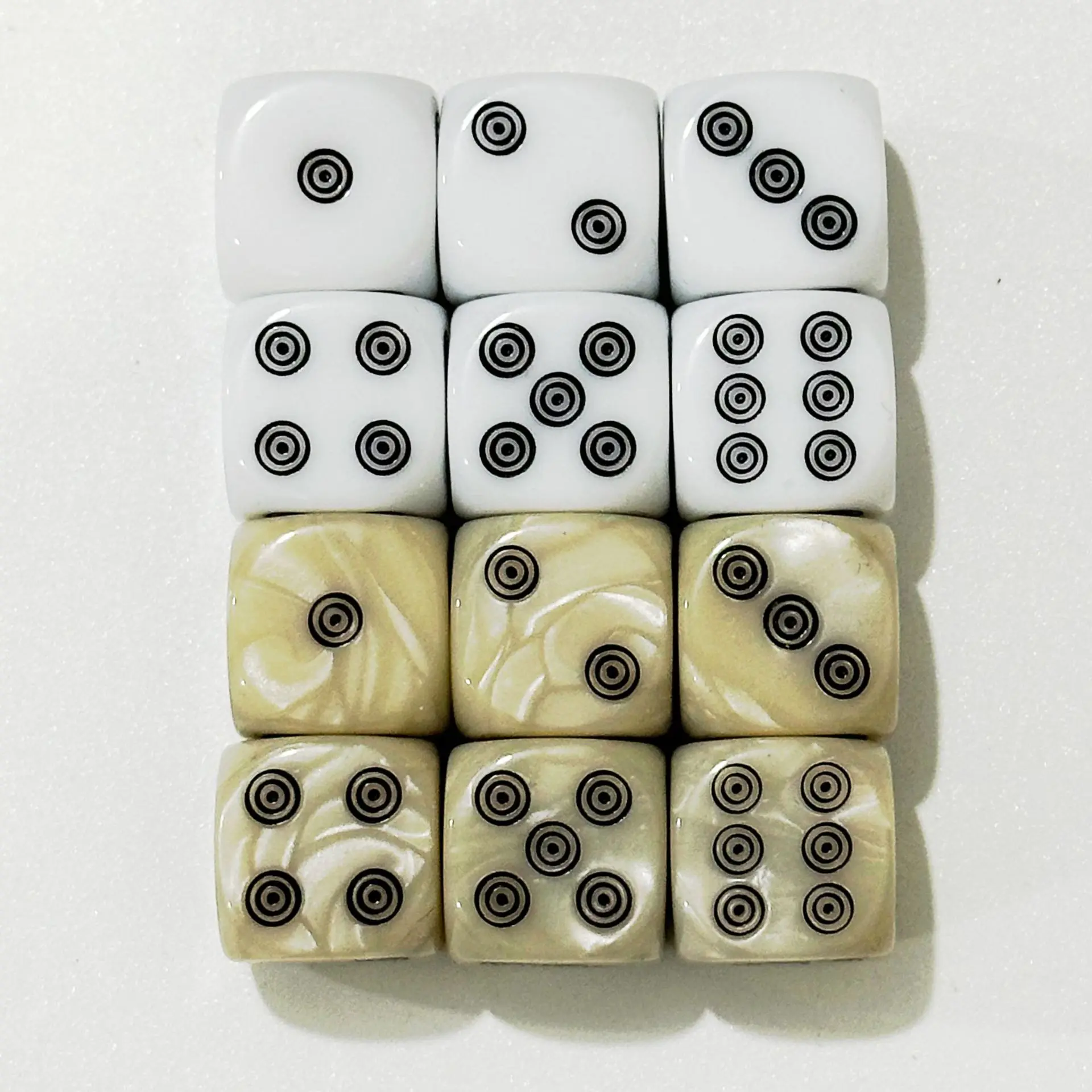 10 Pcs/set 6 Sided Circle Dice Funny Puzzle Game