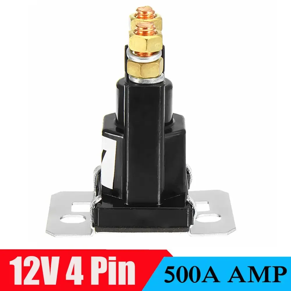 

500A 12V DC 4 Pin High Current Relay Contactor On/Off Car Auto Power Switch