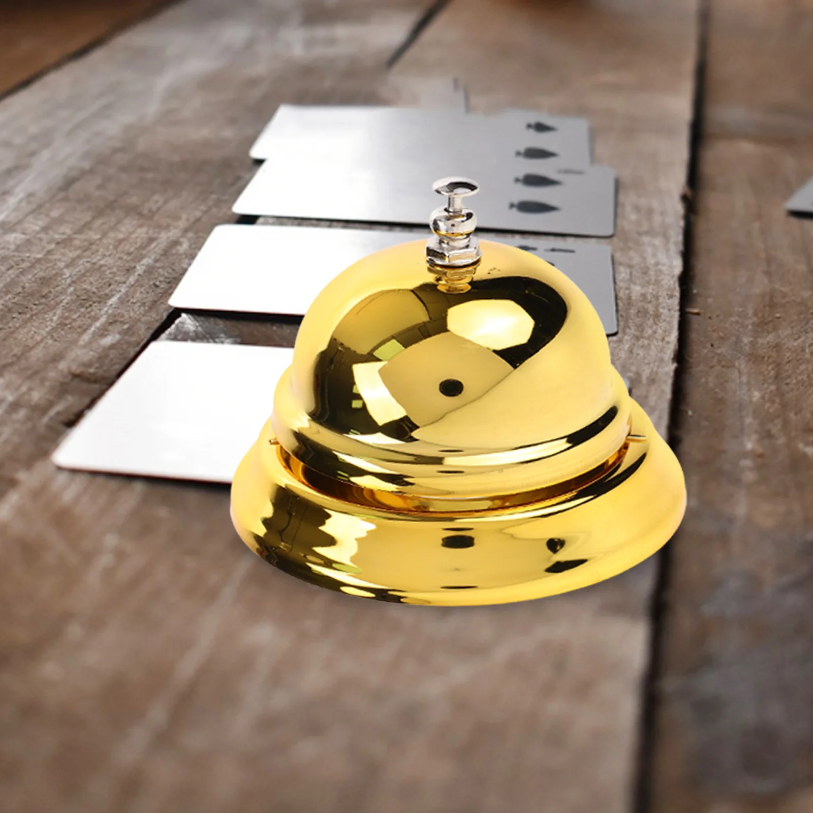 Ring The Bell Restaurante Llamada Pequeño Lindo Halloween presionando Clientes Ding Ringer