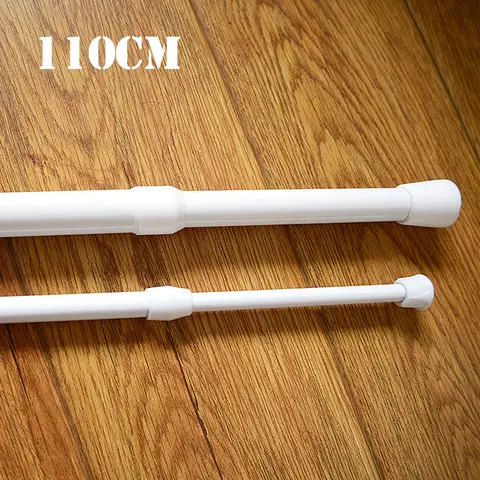 30-110CM 다목적 스프링 장착 확장형 텔레스코픽 커튼 폴 텐션 레일 네트 Voile Pole Net Rods 커튼 텔레스코픽 Best5