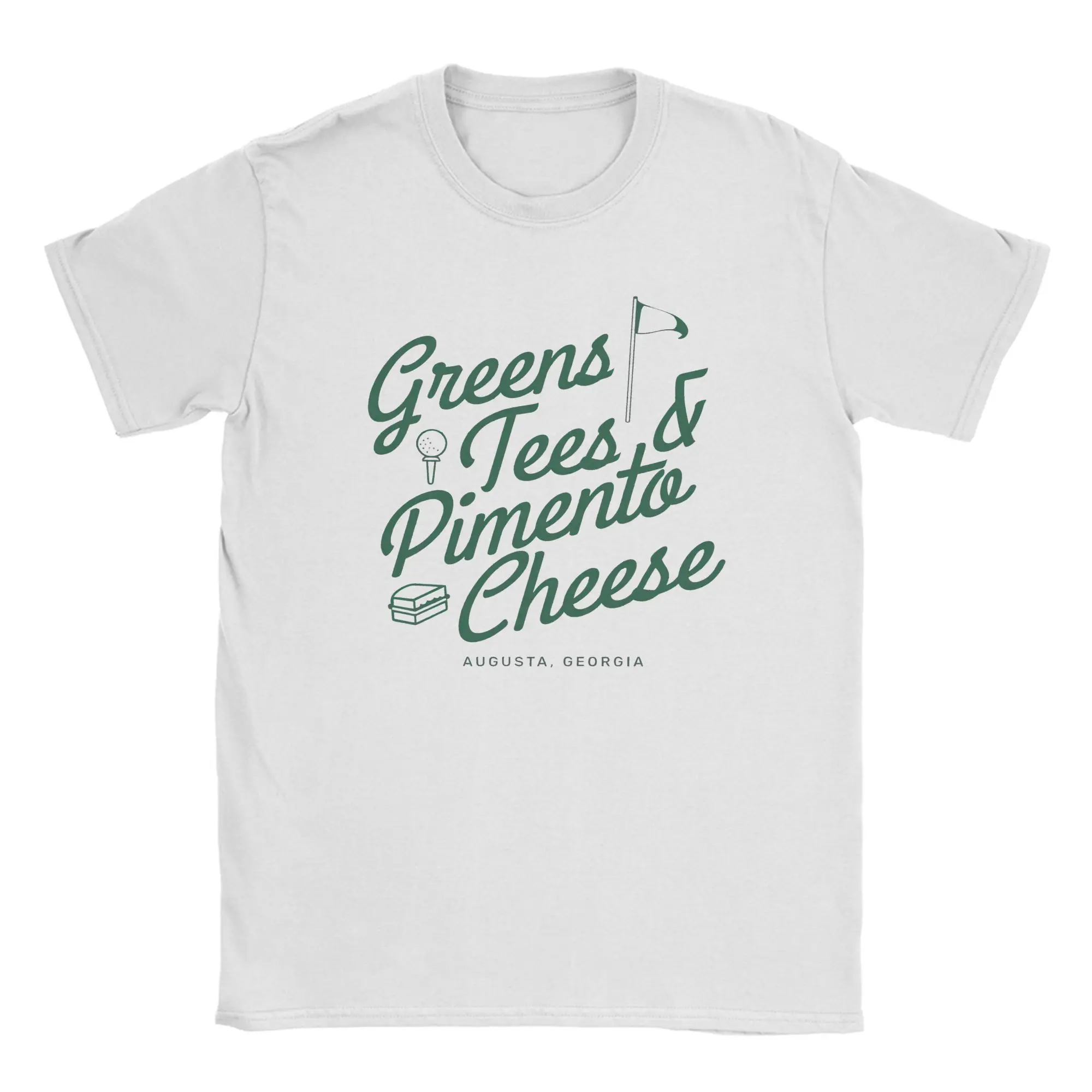 Greens Tees Pimento Cheese  Cotton T-Shirt For Men Summer  Vintage T Shirts Harajuku Tee Shirt Big Size Pattern Tops