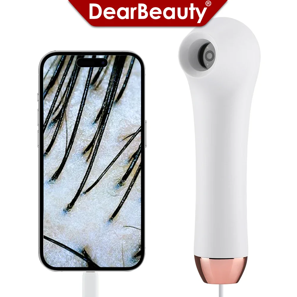 ビジュアル皮膚鏡 頭皮顔面皮膚分析機 1000倍皮膚拡大鏡 頭皮診断機 Wifi顕微鏡 皮膚検査