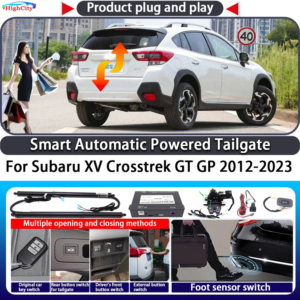 For Subaru XV Crosstrek GT GP 2012-2023 OEM Smart Automatic Powered Tailgate Key Control Trunk Close Kit Electric Power Tailgate