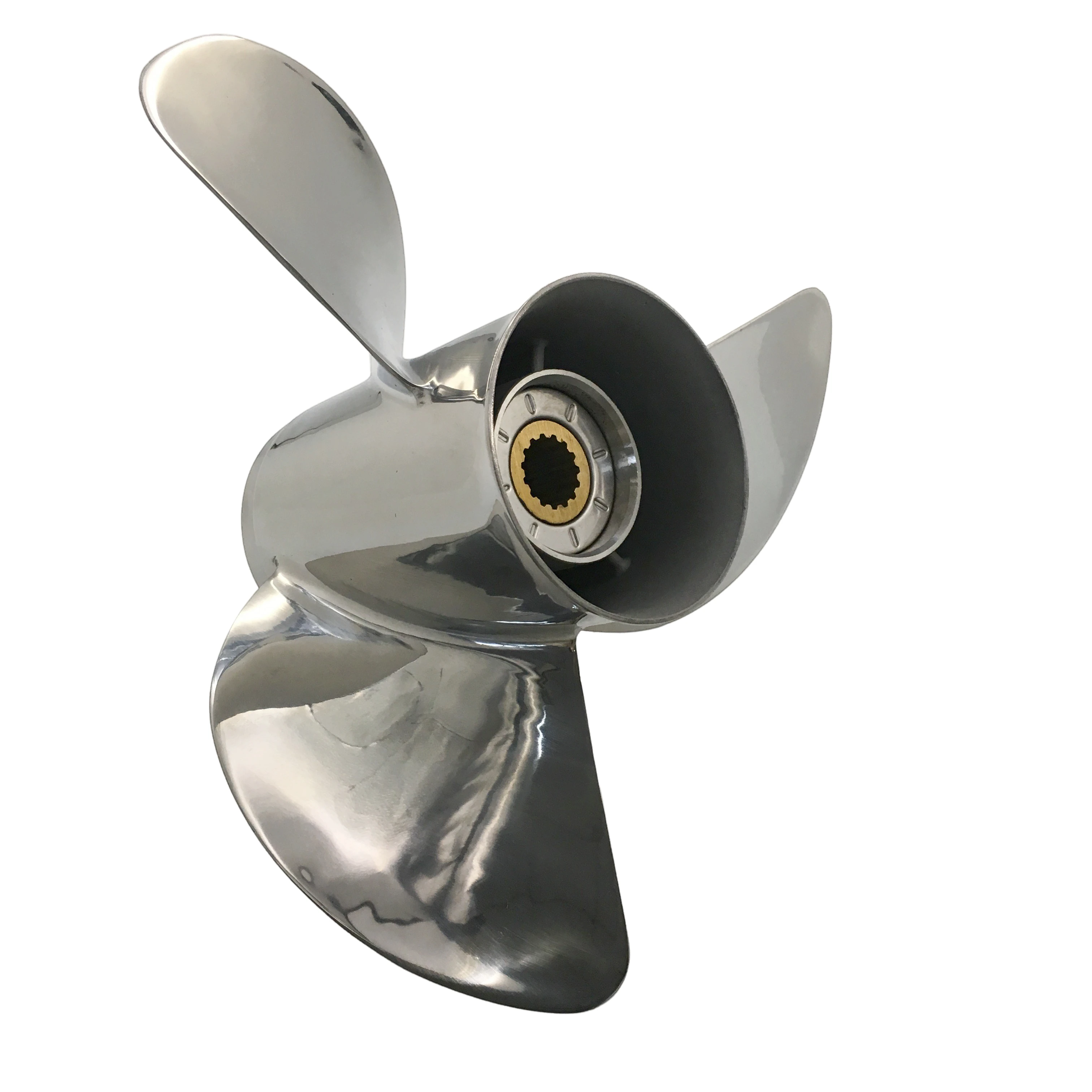 Propeller 13 1/2X15 Tohatsu Outboard 60HP-140HP 3 Blades Stainless Steel Prop SS 15 Tooth 13.5x15