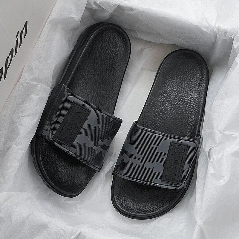 ملابس عصرية لربيع وصيف 2025 شباشب رجالية فائقة النعومة مع وسادة هوائية، شباشب غير رسمية كاملة الكلمات مخصصة