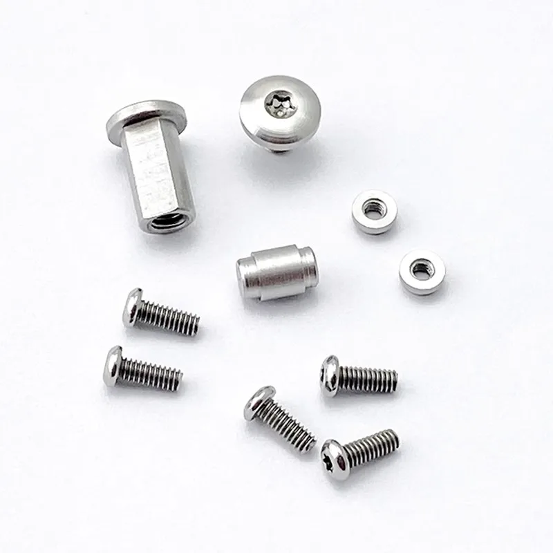 1 Set Stainless Steel Complete Set Screws for Butterfly Knife BM 730 Handle Modification Screw EDC Knife Handle Screws