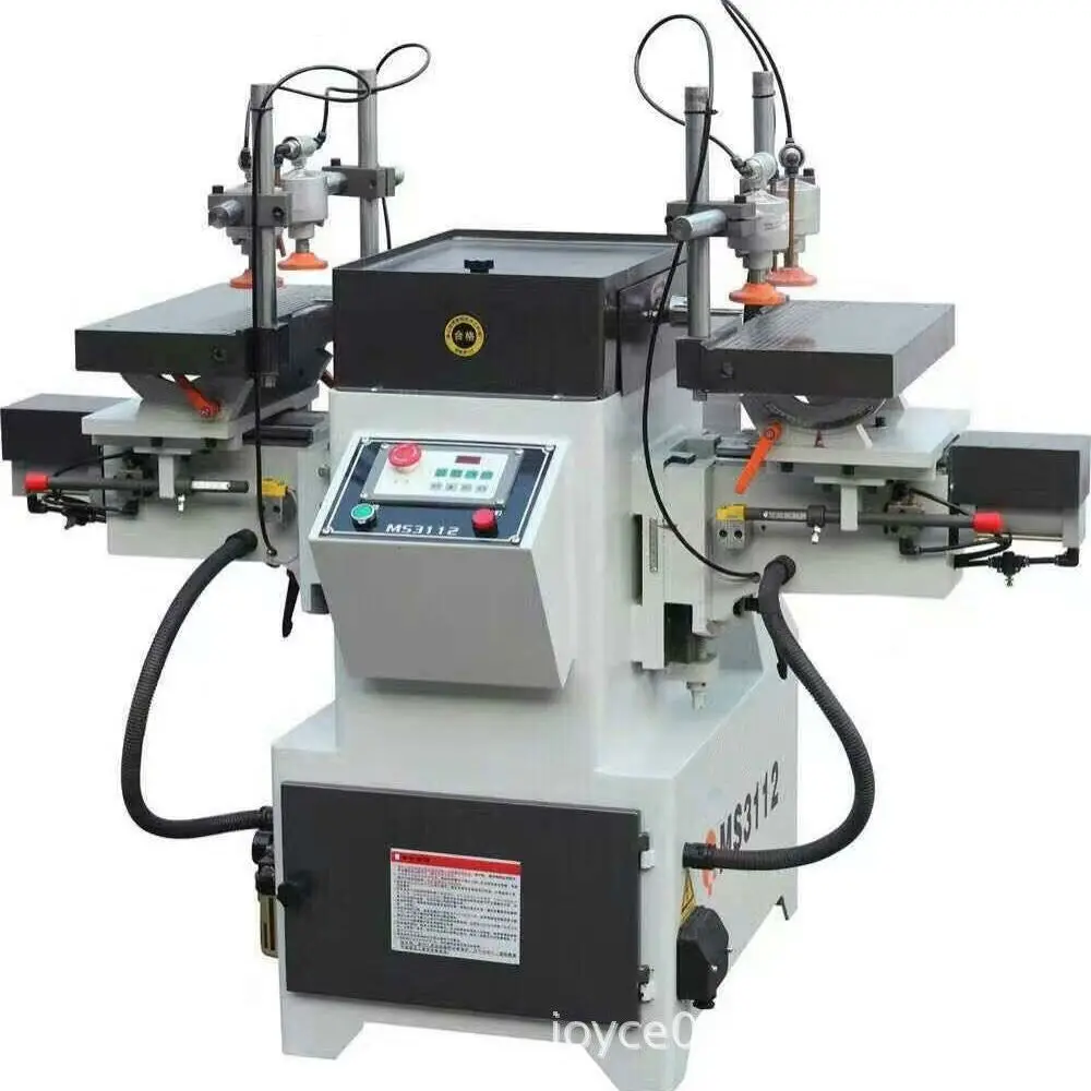 Industrial Double-Spindle Woodworking Mortising Machine Automatic Efficient Precise Work Chain Wood Bore Hole Drilling Cylinder