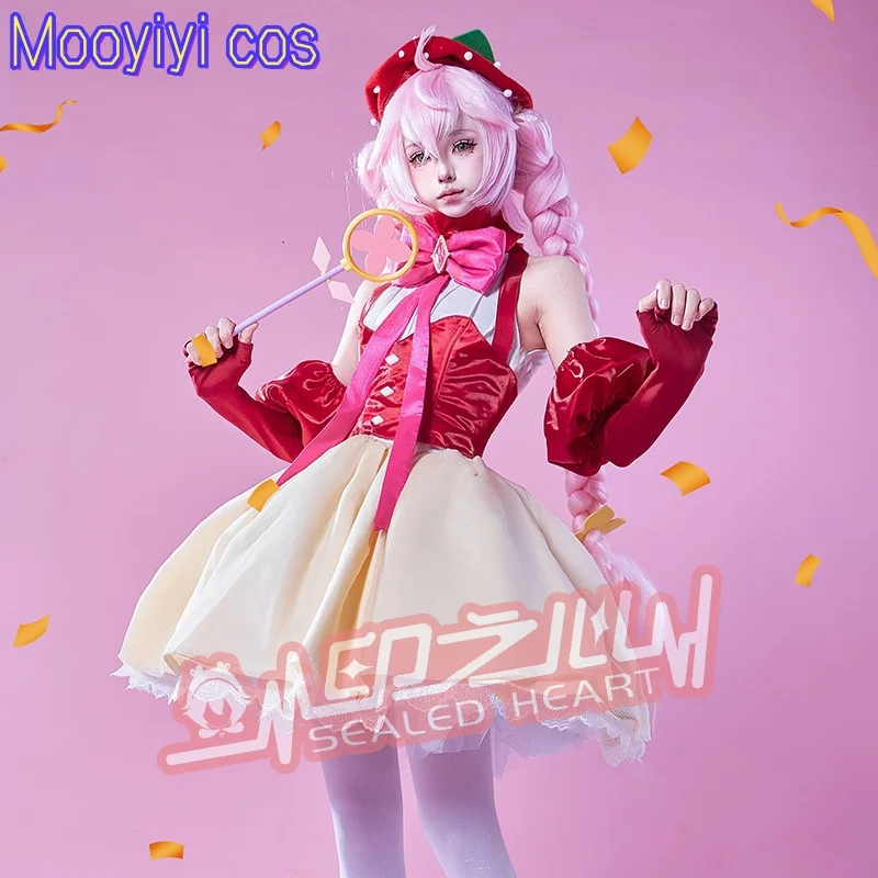 

New Mooyiyi cos Acro Trip Cosplay costume Halloween clothes XS-XL Sexy style Red Sexy skirt lolita Cute and Sweet Girl Dress