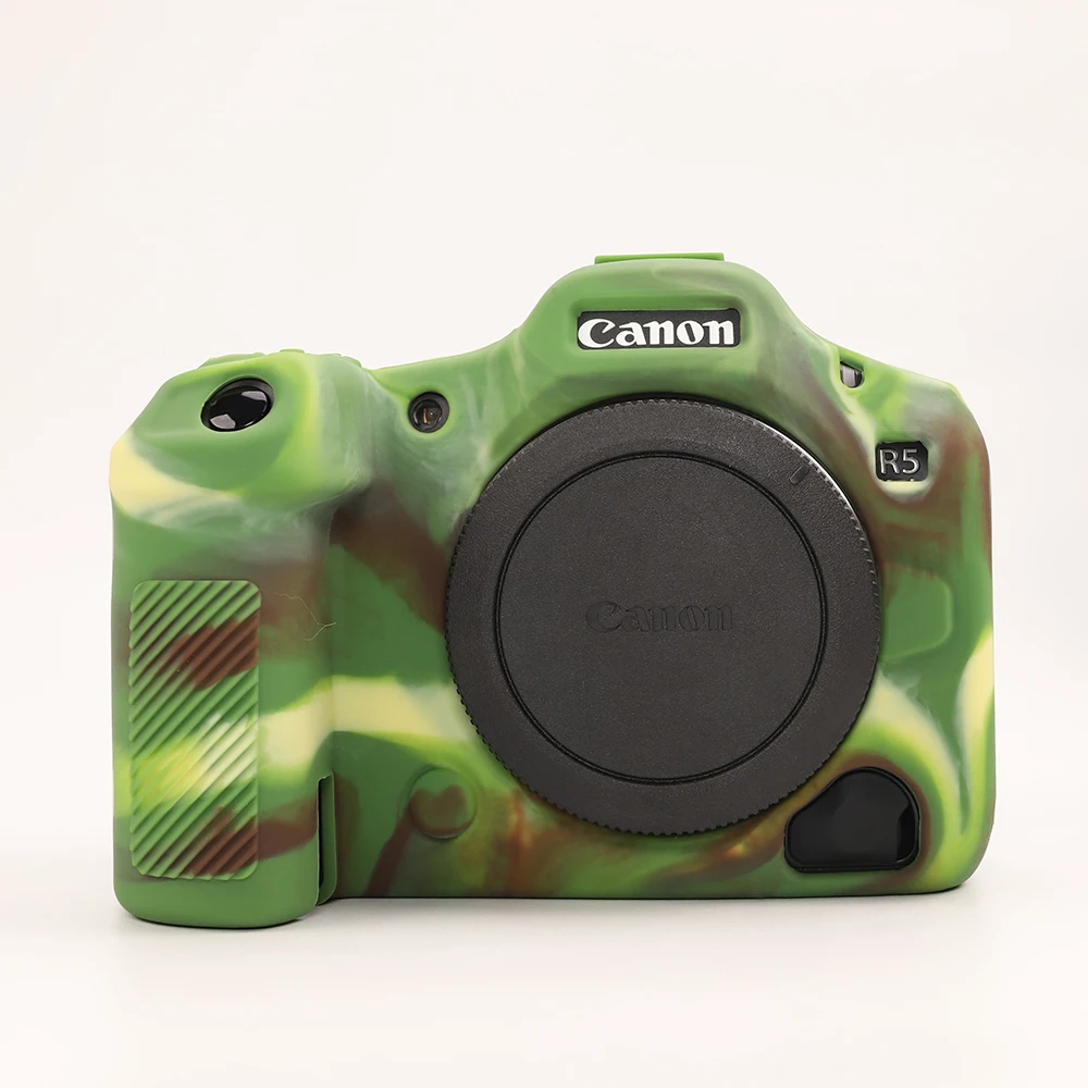 R5 Mark II Soft Rubber Silicone Case For Canon EOS R5 Mark II R5ii Armor Camera Body Cover Skin