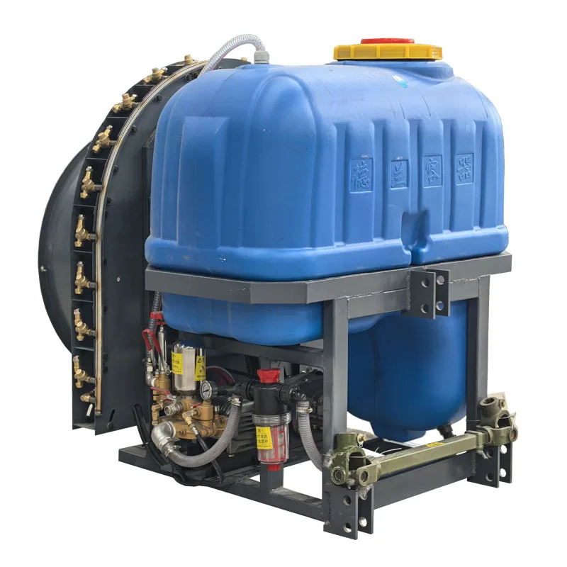 CE認証取得済みトラクタークローラー新型高速化サスペンション噴霧器500L牽引式果樹園噴霧器