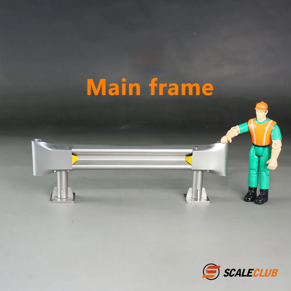 Modelo Scaleclub, simulación de Metal, barandilla de carretera, decoración para camión Tractor 1/14, modelo de vehículo de escalada 1/10, uso de escena