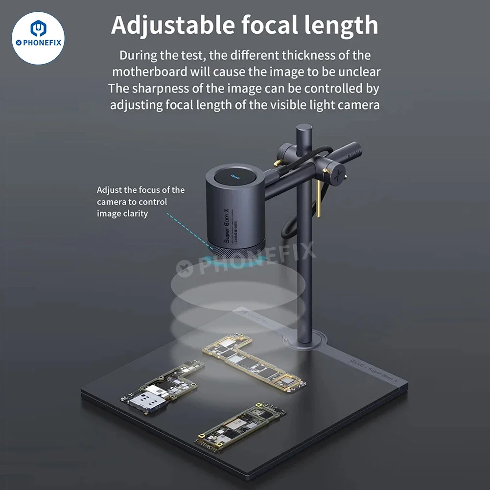 Qianli Supercam X 3D/Super IR Cam 2S Pro cámara de imágenes térmicas para PCB solución de problemas instrumento de diagnóstico de reparación de placa base