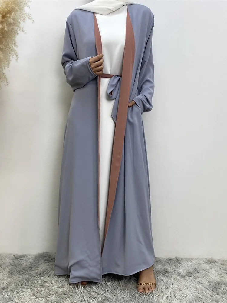 Women's Double-Sided Dressing, Ramadan, Dubai Robe, Turkey Kaftan, Islamic Clothing, Muslim Kimono, Caftan Marocain Cardigan