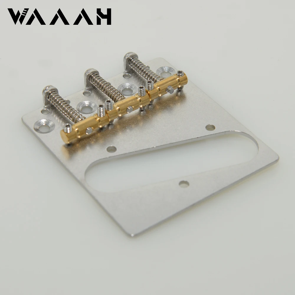 TLcaster Guitar Bridge Open Bridge with Brass Saddle fo Electric Guitar Bridge Replacement