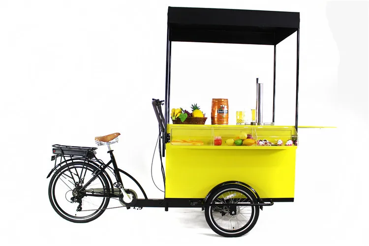 3 wheel street snack food tricycle food bike coffee bike for sale